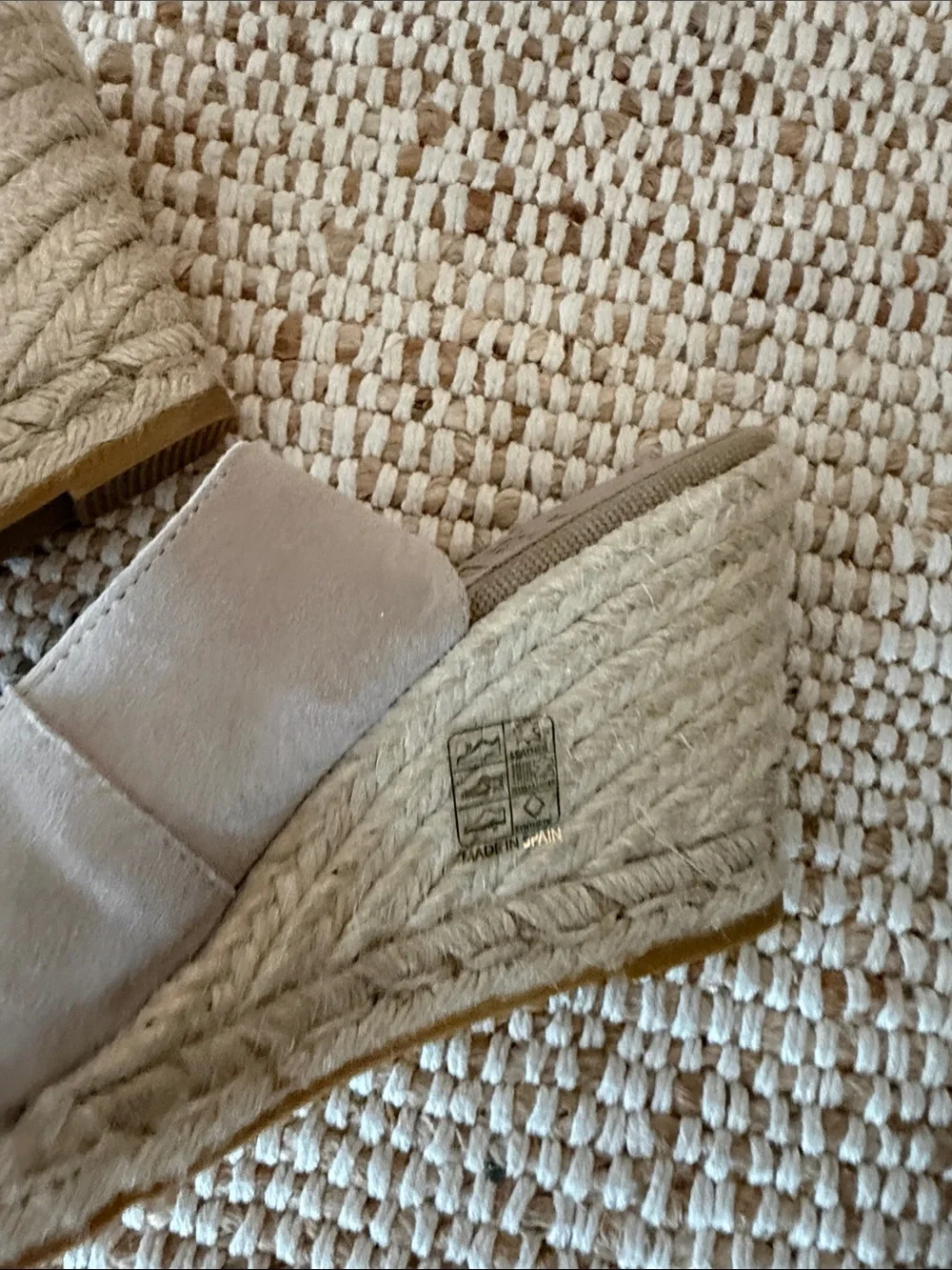 New kana Taupe Suede Peep-Toe Slide Heels